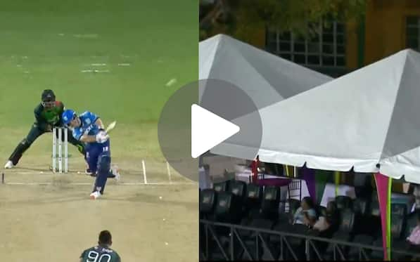 [Watch] Tim Seifert's Monstrous Six To Tabraiz Shamsi Lands On Road Outside St Kitts Stadium